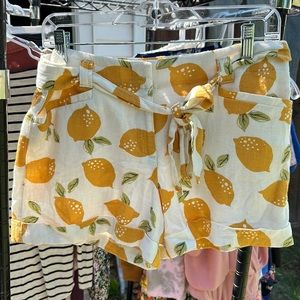 Linen shorts. Never worn.